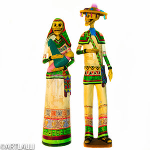 Catrina Couple Huicholes