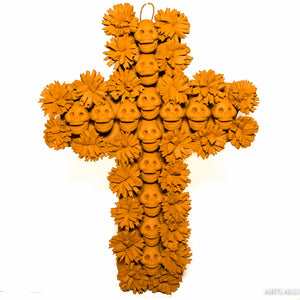 Tzompantli Cross Clay