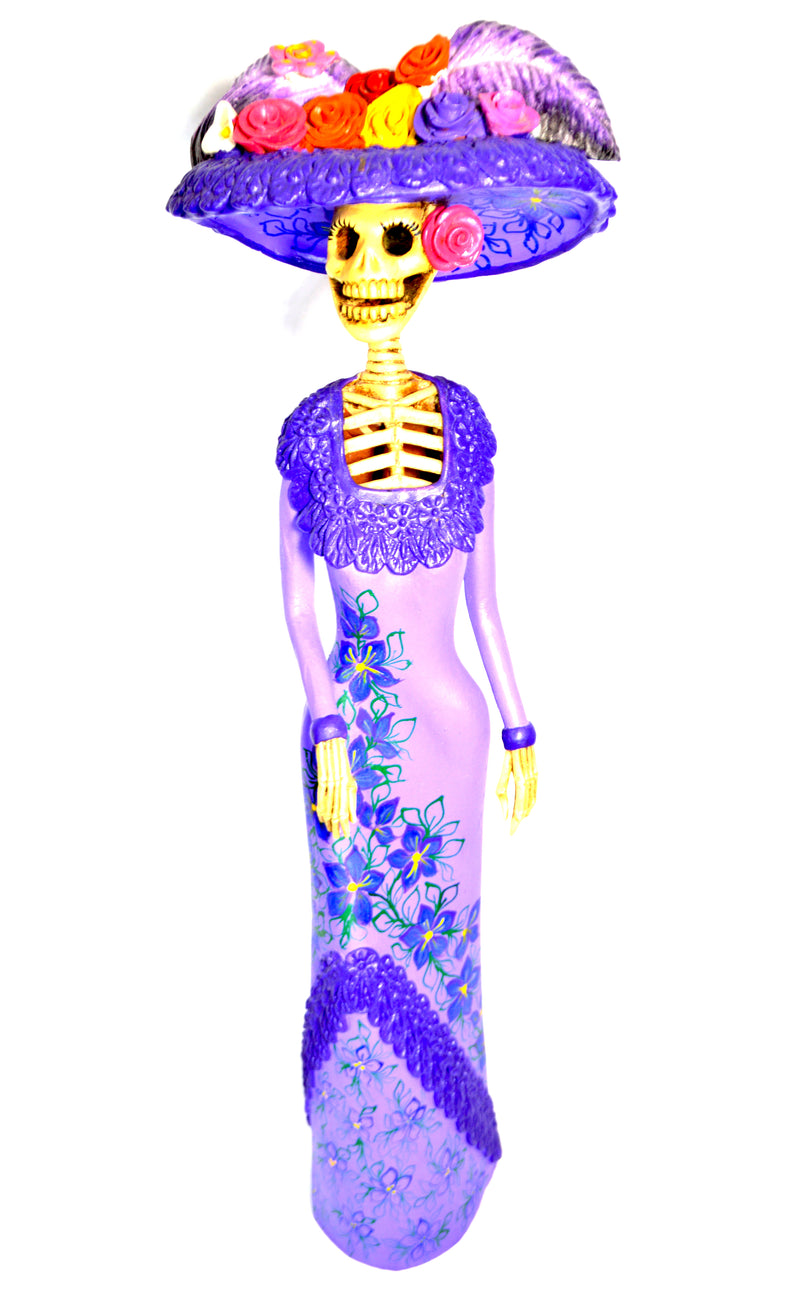 Catrina Medium Purple and Light Purple Dress