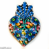 Wood Miracles Heart Decorated