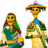 Catrina Couple Huicholes