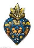 Wood Miracles Heart Decorated