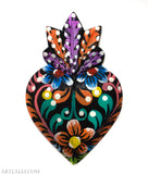 Wood Miracles Heart Decorated