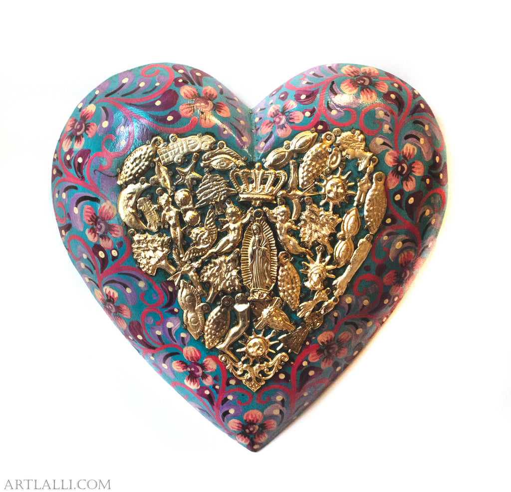 Miracles Decorated Balloon Heart