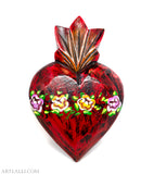 Wood Miracles Heart Oil Red