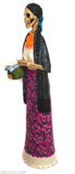 Catrina Purepecha With Tortillas Basket